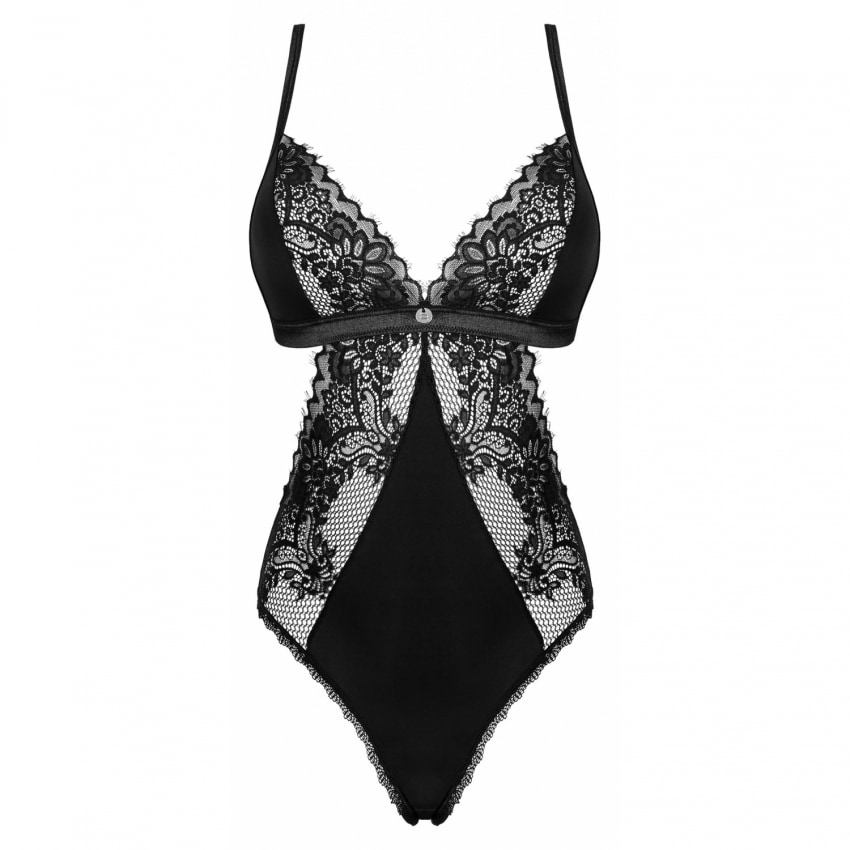 Body Obsessive Maderris cu Bretele Reglabile Negru XS-S