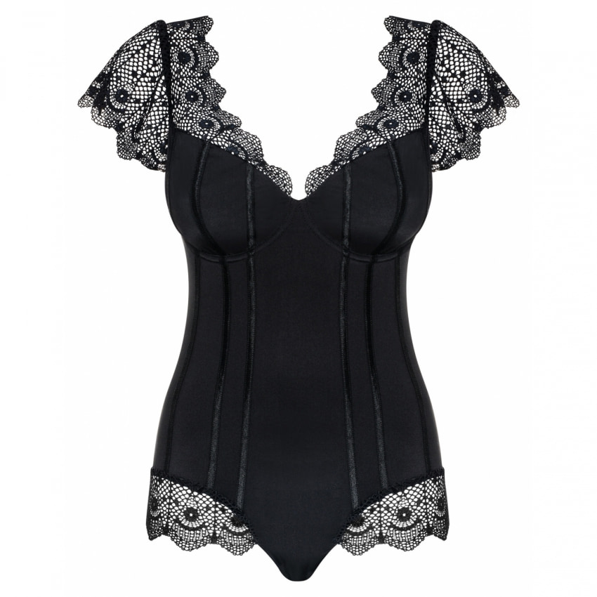 Body Obsessive Moketta Negru S-M