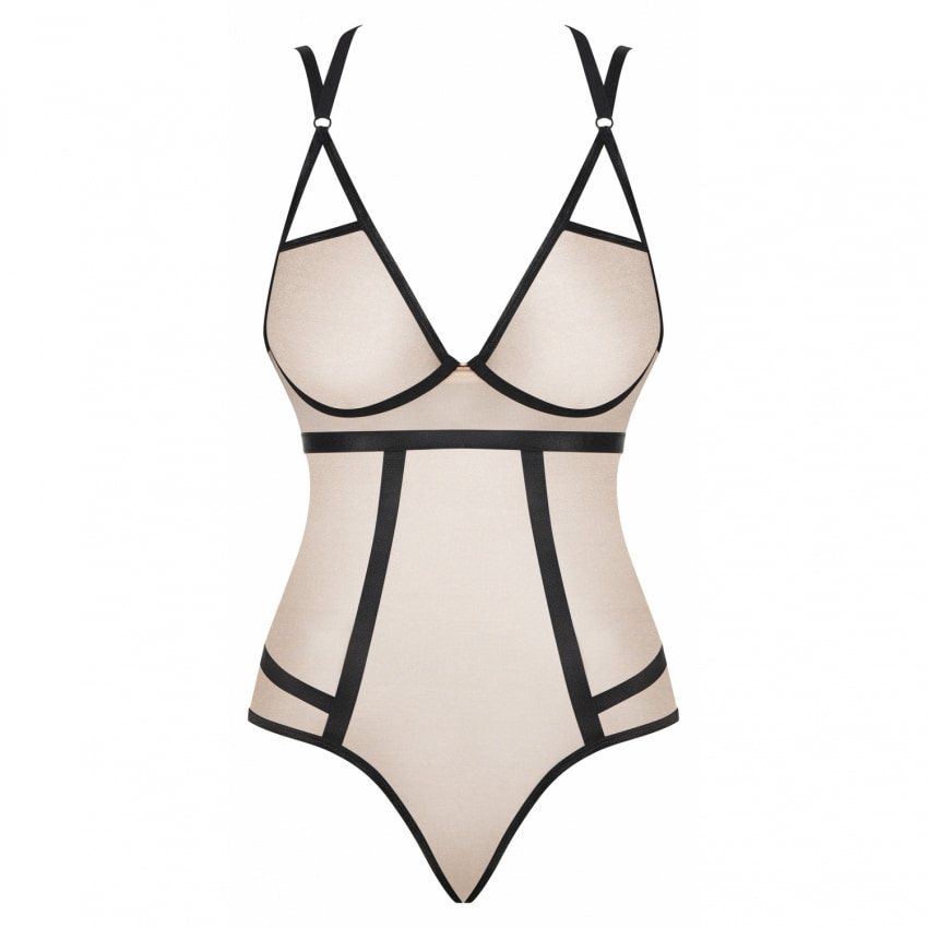 Body Obsessive Nudelia Noir Bej L-XL