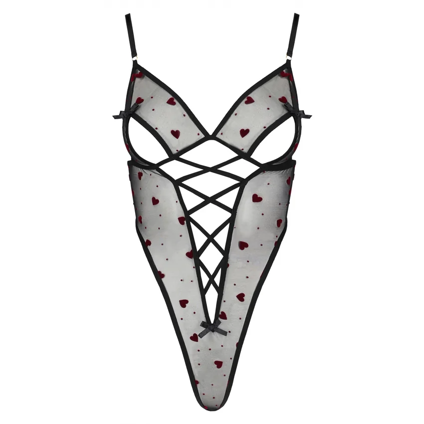 Body Passion Lovelia Negru L-XL