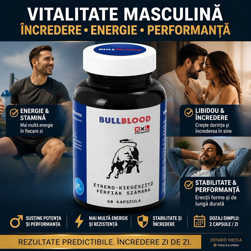 BullBlood, 60 Pilule Pentru Vitalitate Masculină