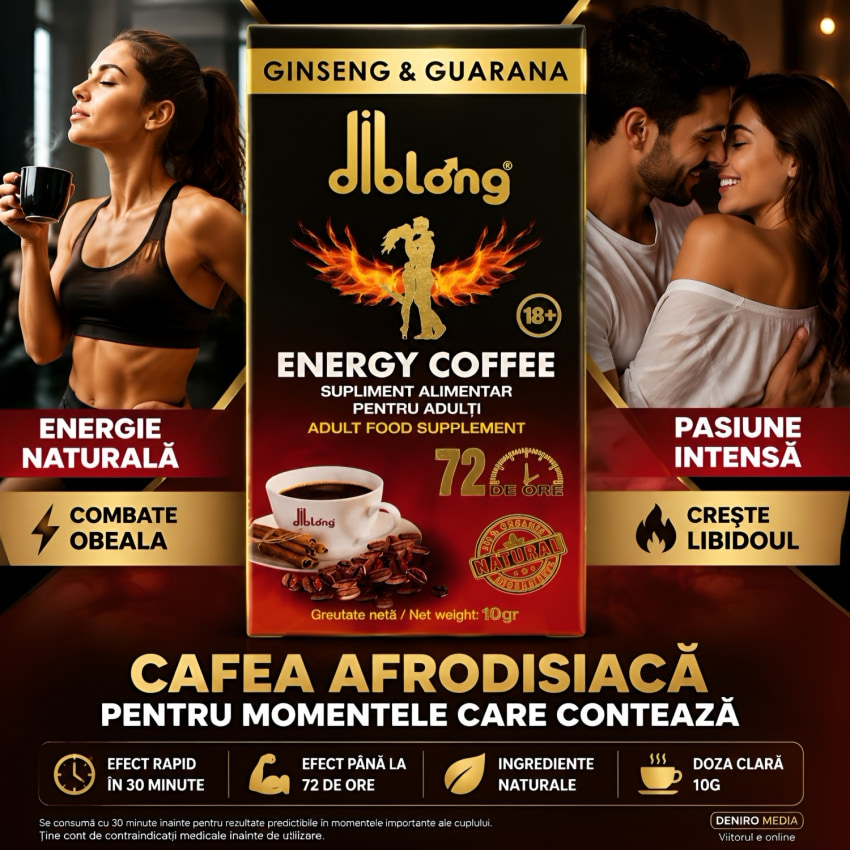 Cafea Afrodisiacă Cu Ginseng Și Guarana 10g