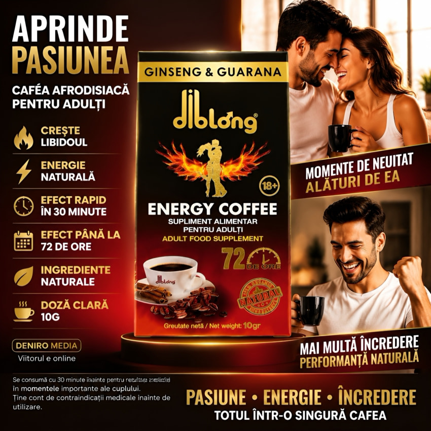 Cafea Afrodisiacă Cu Ginseng Și Guarana 10g