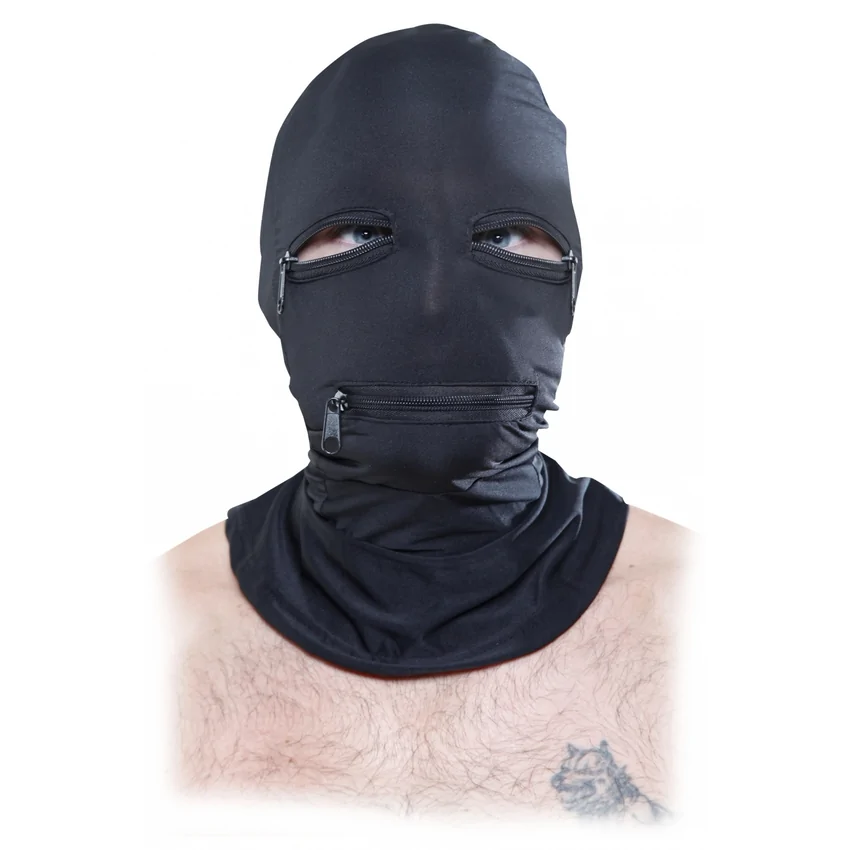 Cagulă Zipper Negru