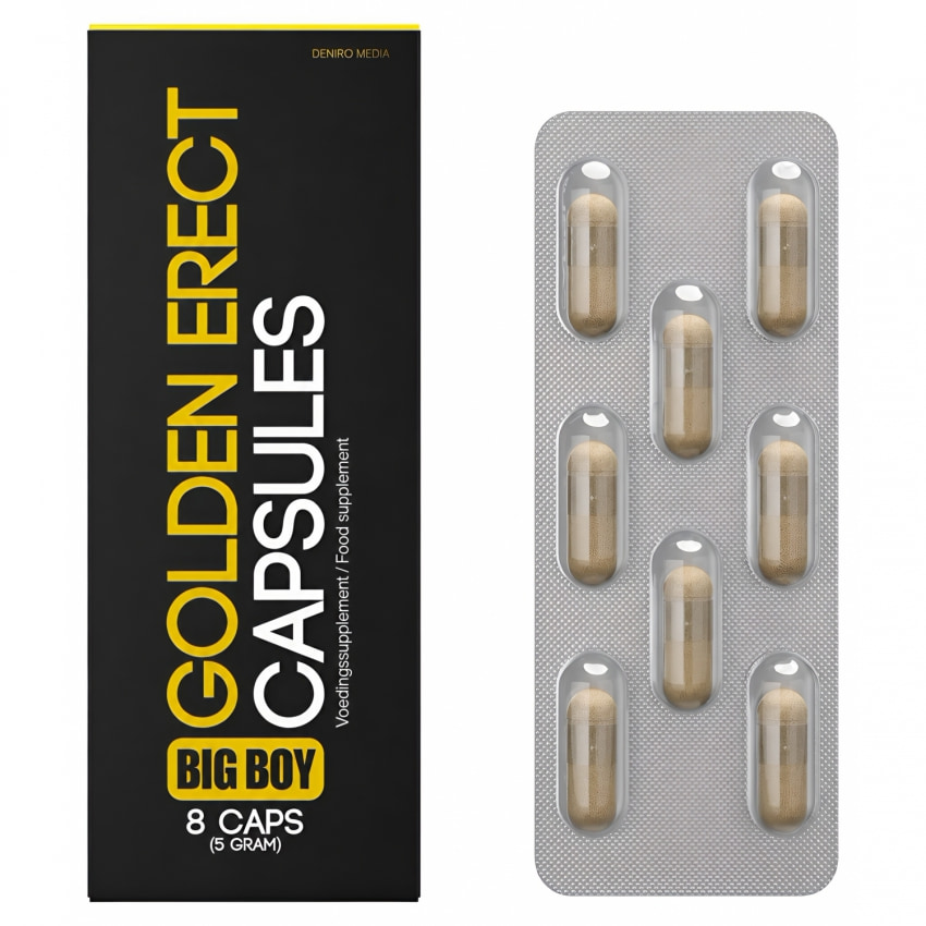 Capsule Erecție Gold Erect Big Boy 8buc