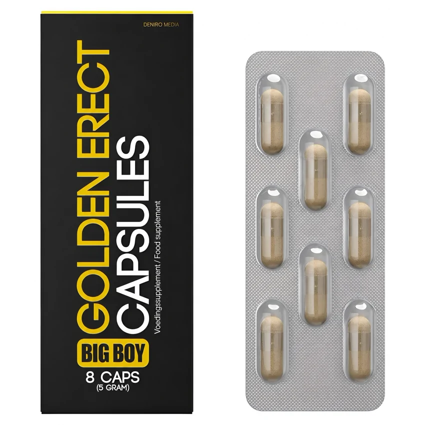Capsule Erecție Gold Erect Big Boy 8buc