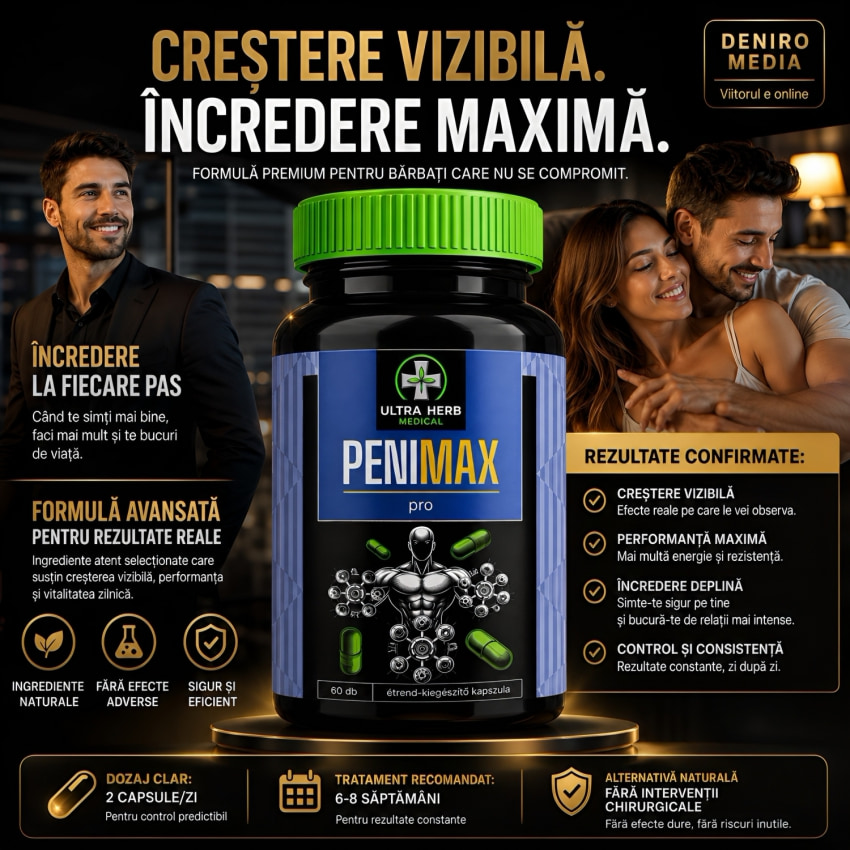 Capsule Pentru Creștere Mădular Penimax Pro 60buc