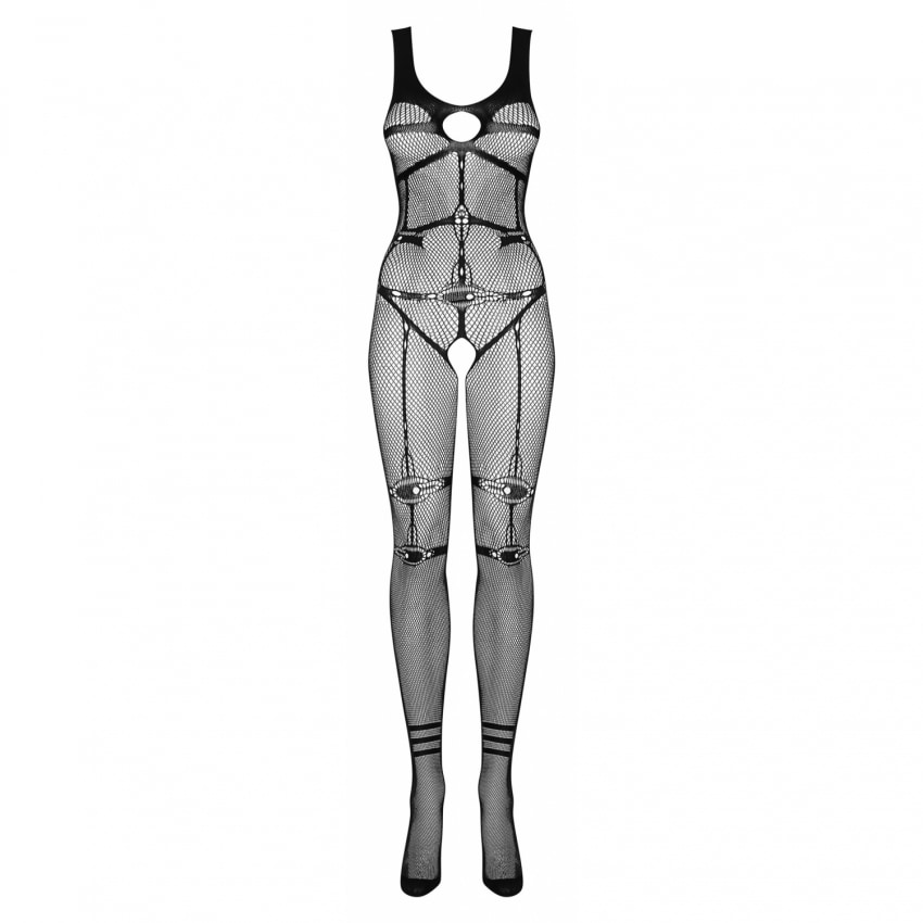 Catsuit Obsessive N123 Negru S-L