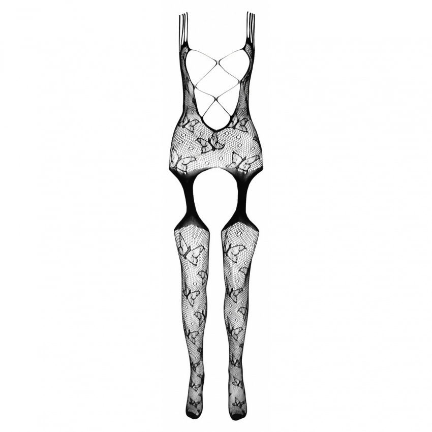 Catsuit Passion BS075 Negru S-L