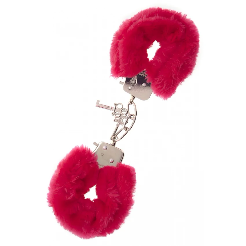 Cătușe Metal With Plush Red Roșu