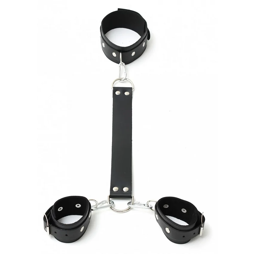 Cătușe Piele Cuffs Negru