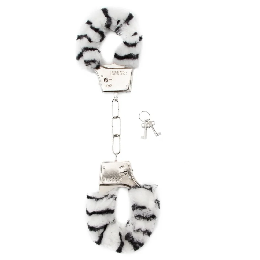 Cătușe Shots Furry Handcuffs Negru