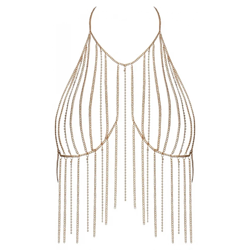 Chain Top Cottelli Collection Auriu S-L