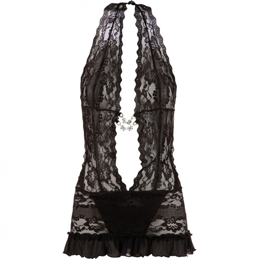 Chemise Cottelli Collection Jocelyn Negru S