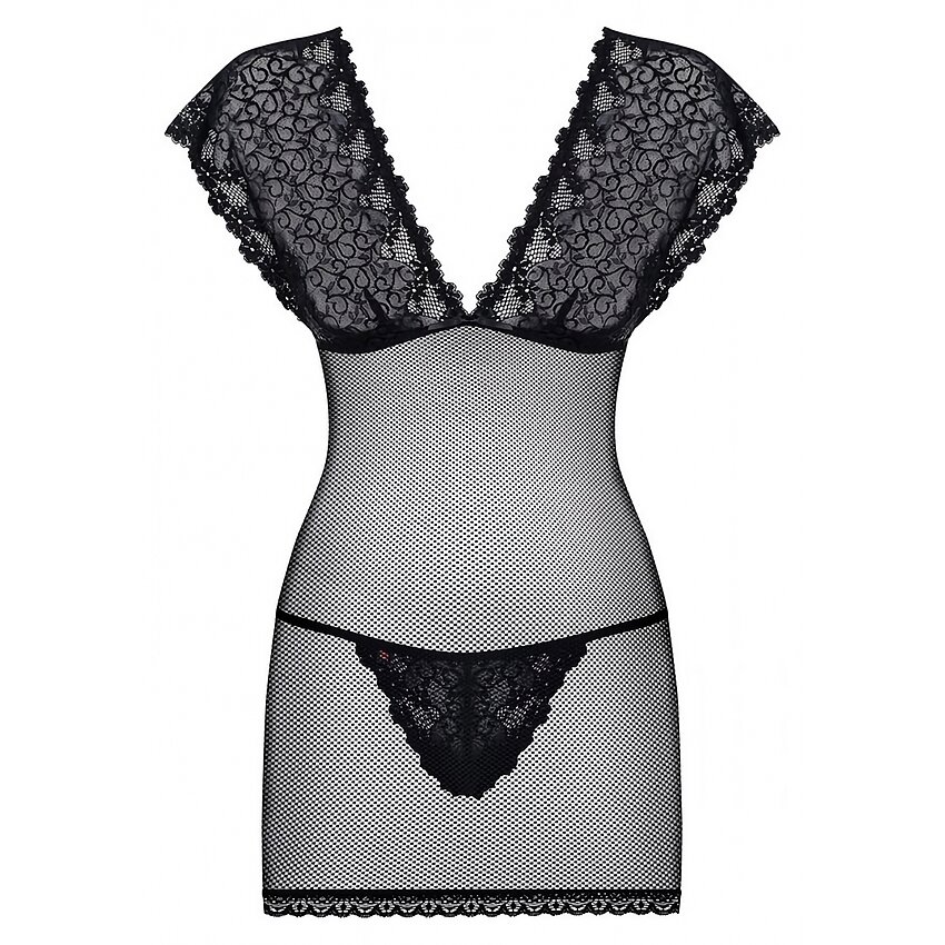 Chemise Obsessive 821-CHE Negru S-M