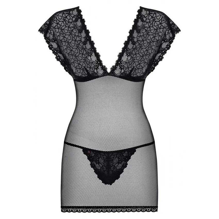 Chemise Obsessive 821-CHE Negru S-M