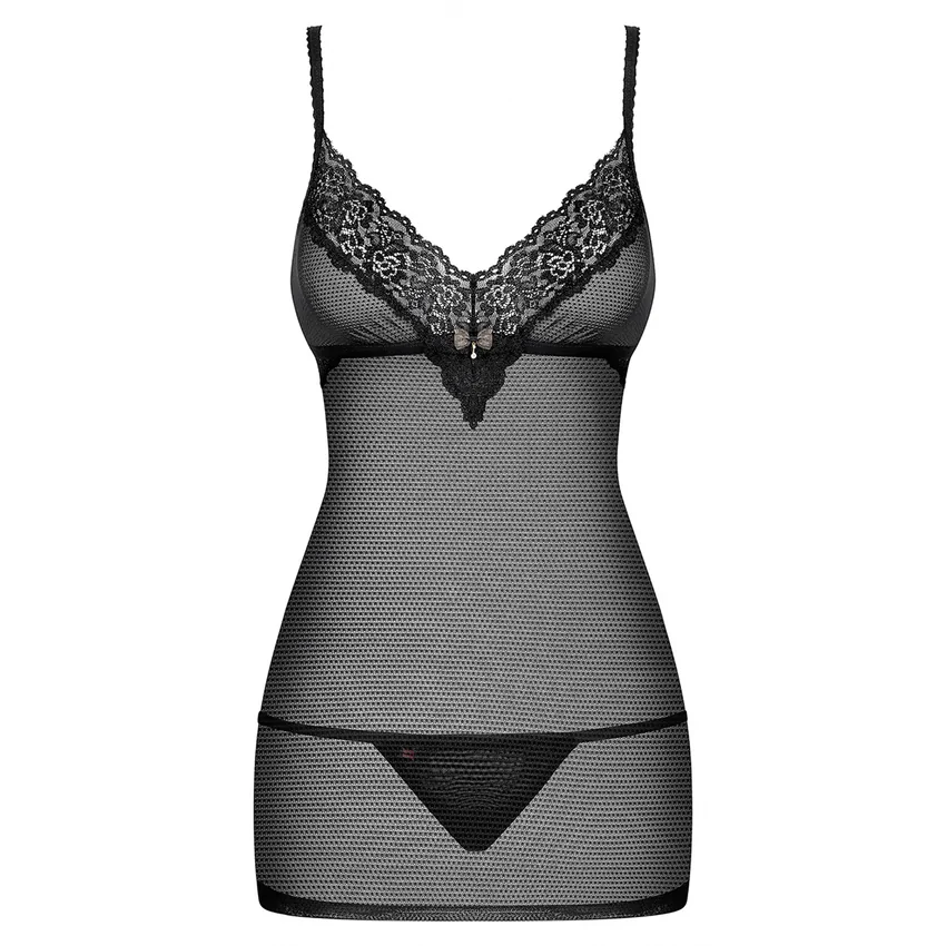 Chemise Obsessive 852-CHE Negru S-M