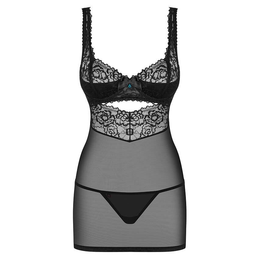 Chemise Obsessive 867-CHE Negru S-M
