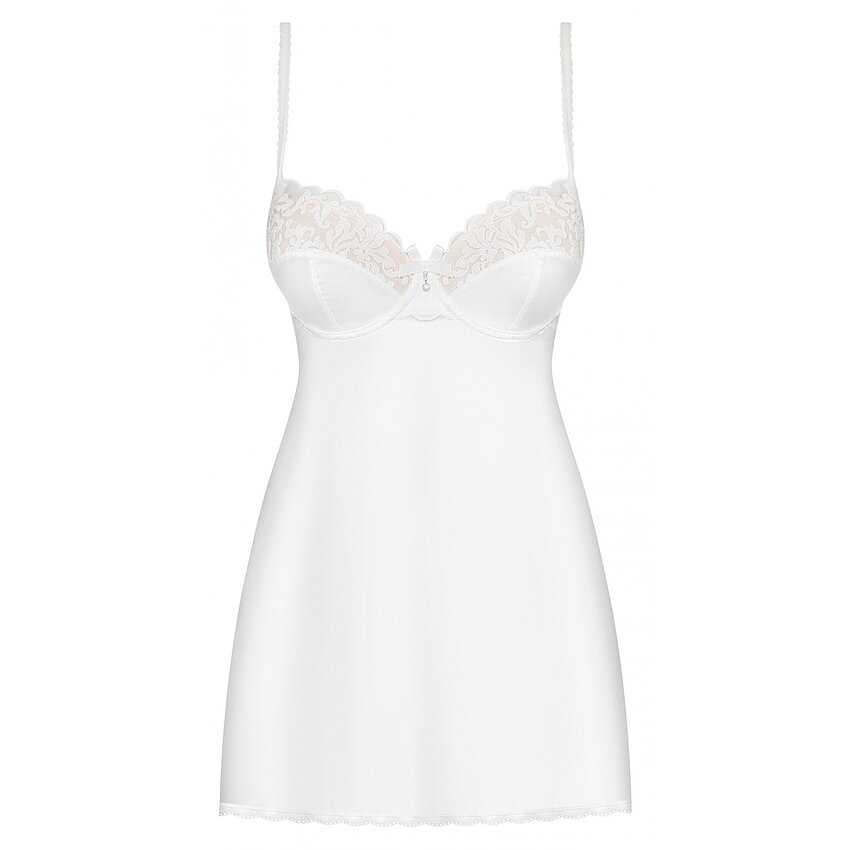 Chemise Obsessive 871-CHE Alb S-M