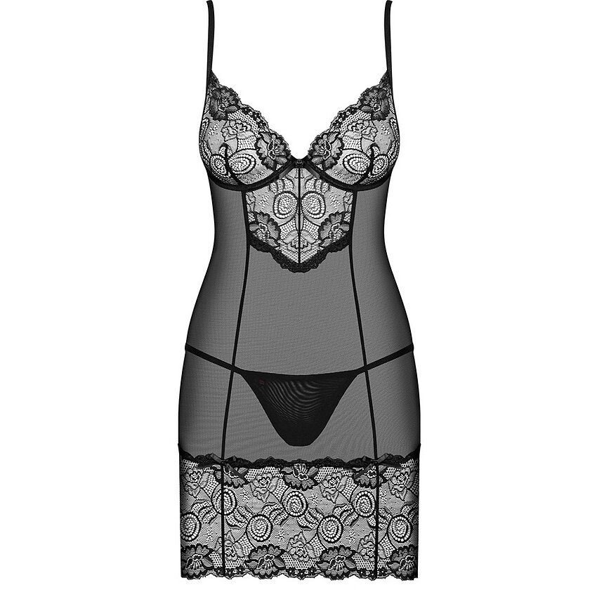 Chemise Obsessive Alluria Negru S-M