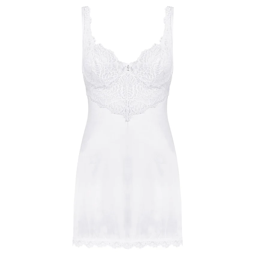 Chemise Obsessive Amor Blanco Alb S-M