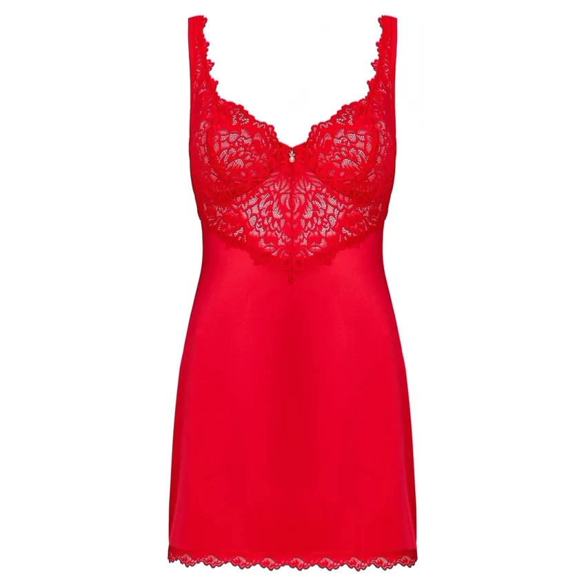 Chemise Obsessive Amor Cherris Roșu L-XL