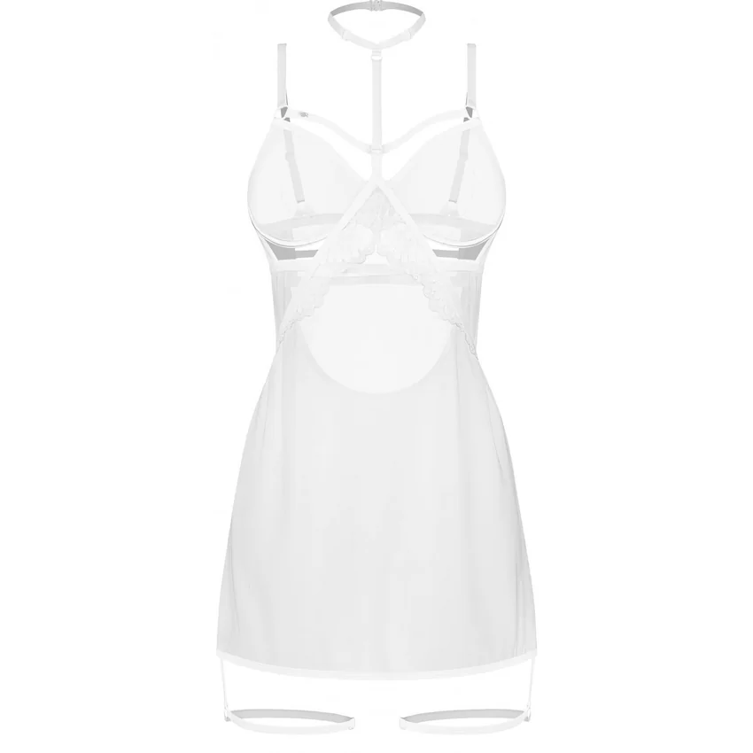 Chemise Obsessive Arrowel Alb S-M