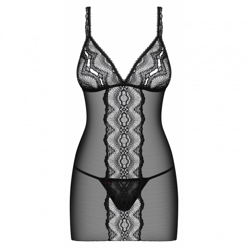 Chemise Obsessive Lucita Negru S-M