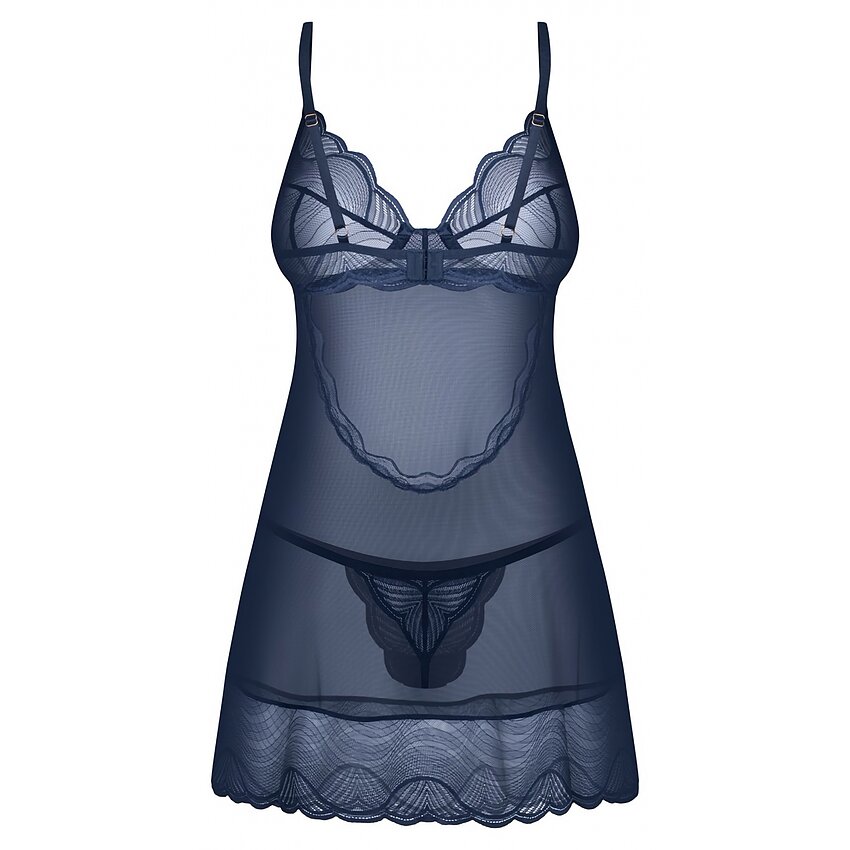 Chemise Obsessive Nightly Albastru XS-S