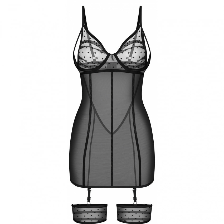Chemise Obsessive Nuites Negru S-M