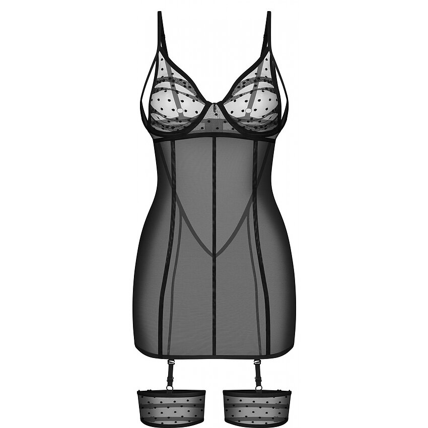 Chemise Obsessive Nuites Negru S-M