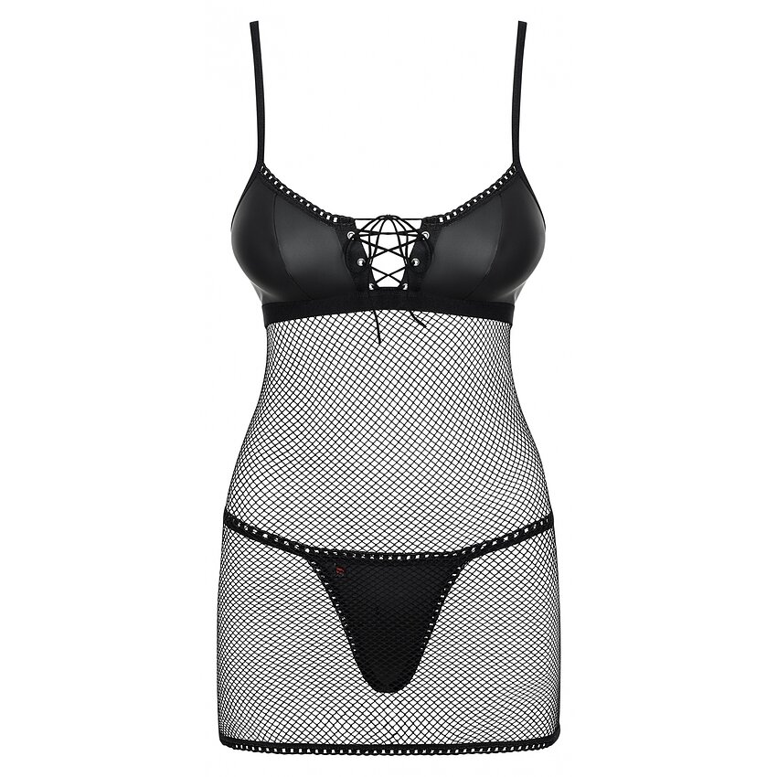 Chemise Obsessive Redella Negru L-XL