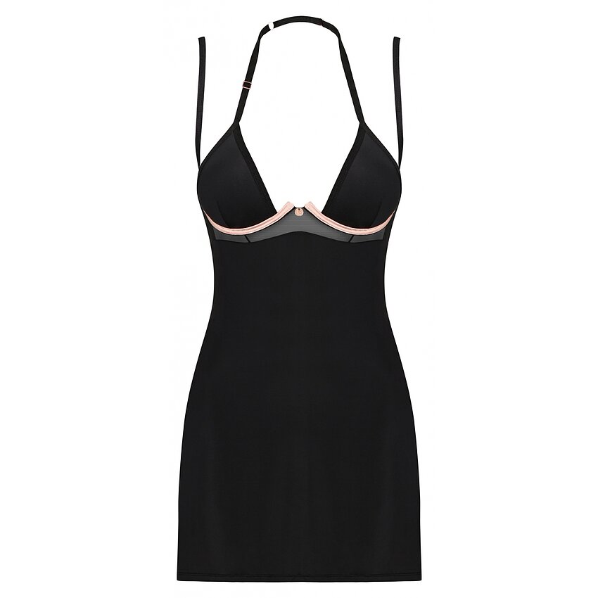 Chemise Obsessive Selinne Negru XS-S
