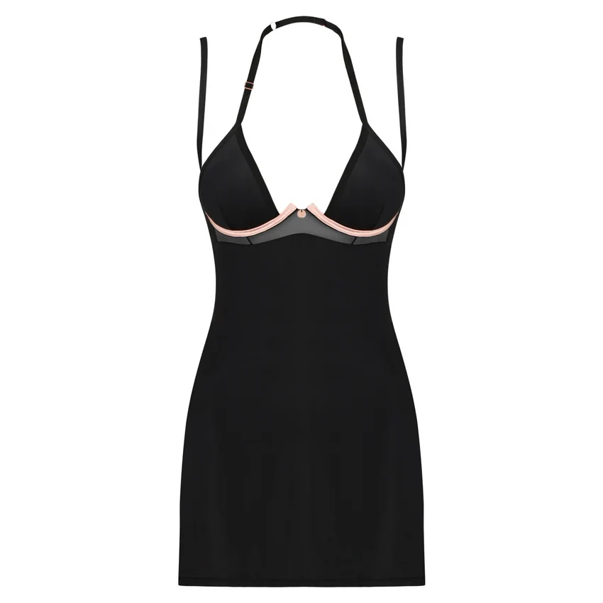 Chemise Obsessive Selinne Negru XS-S