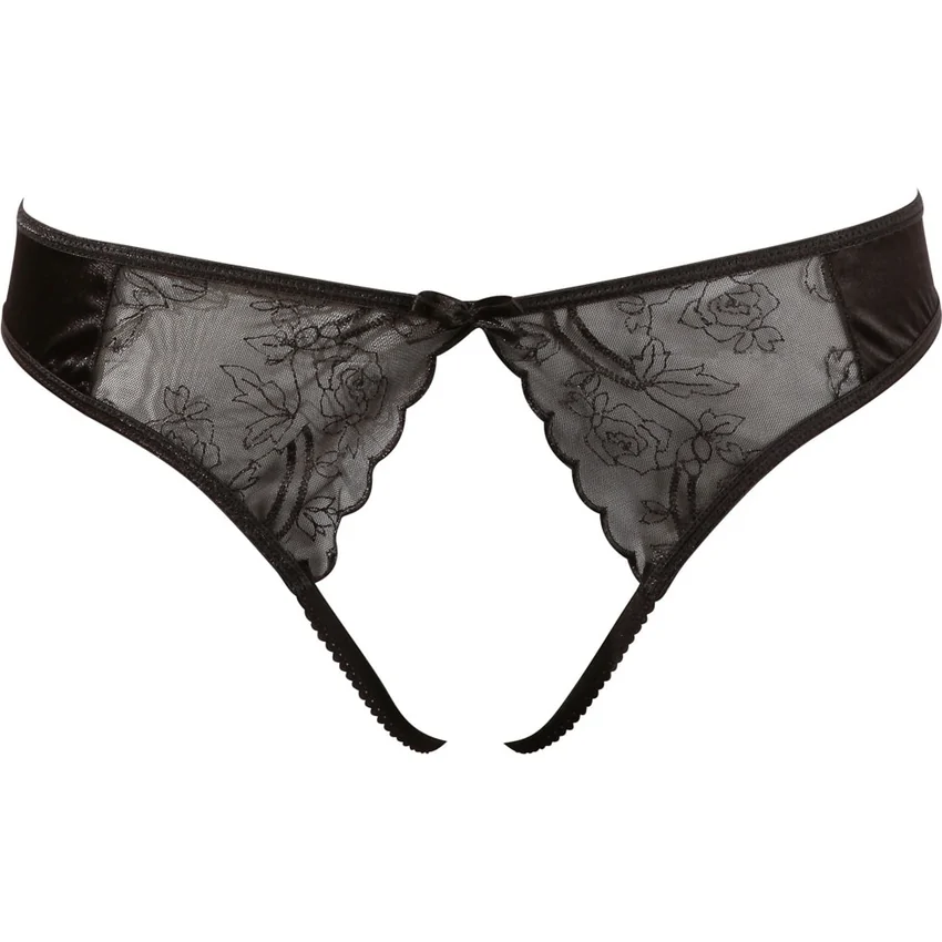 Chilot Decupat Cottelli Collection Denise Negru S