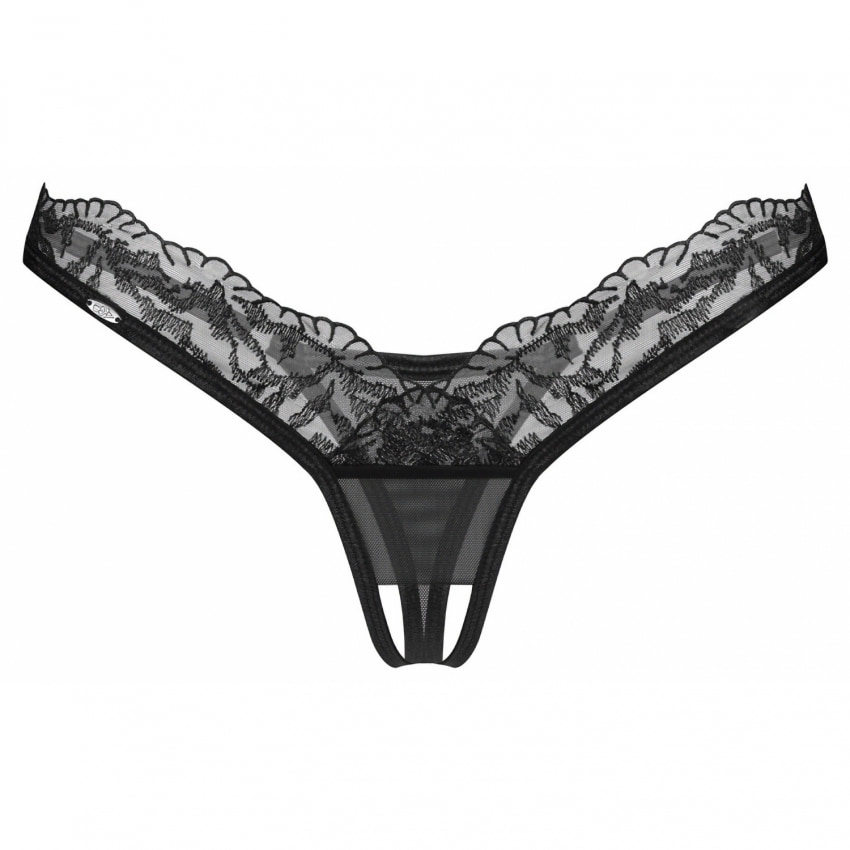 Chilot Obsessive Arrowel Decupat Inghinal Negru S-M
