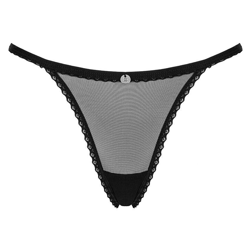 Chilot Obsessive Celia Noir Thong Negru XS-S