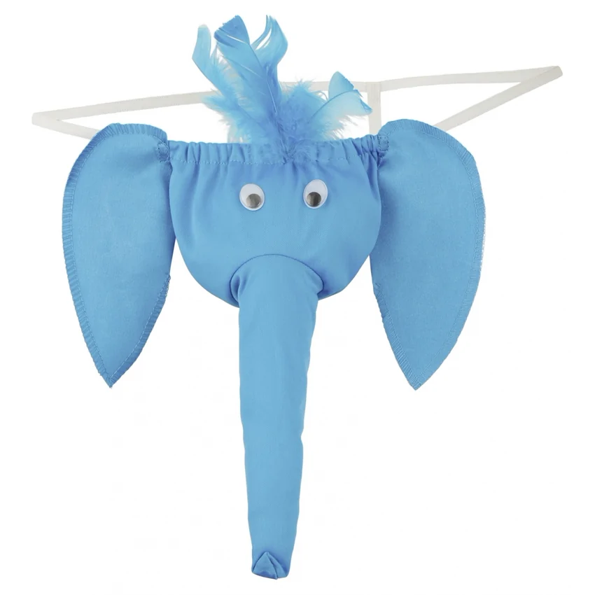 Chiloți Cu Trompă Mens Elephant Albastru S-L