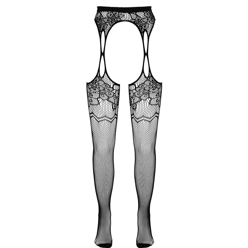 Ciorapi cu Portjartier Cottelli Collection Negru S-L
