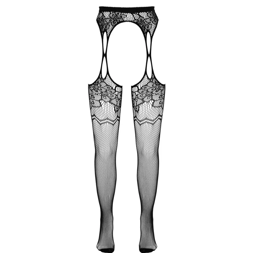 Ciorapi cu Portjartier Cottelli Collection Negru S-L