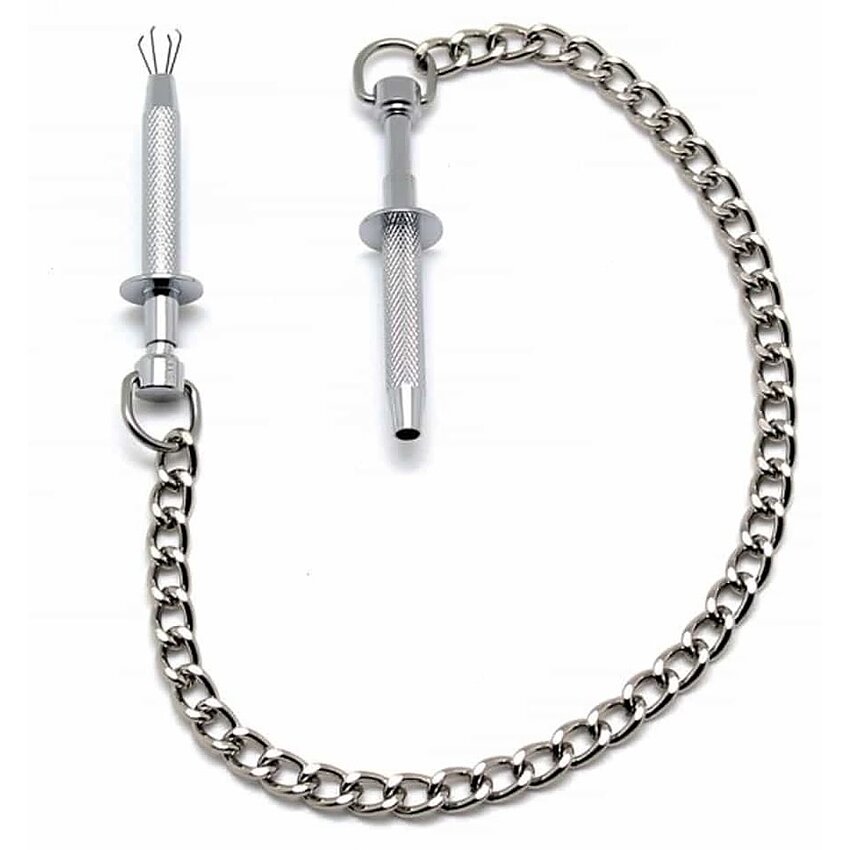 Cleme Sfârcuri Nipple Clamps Rimba Argintiu