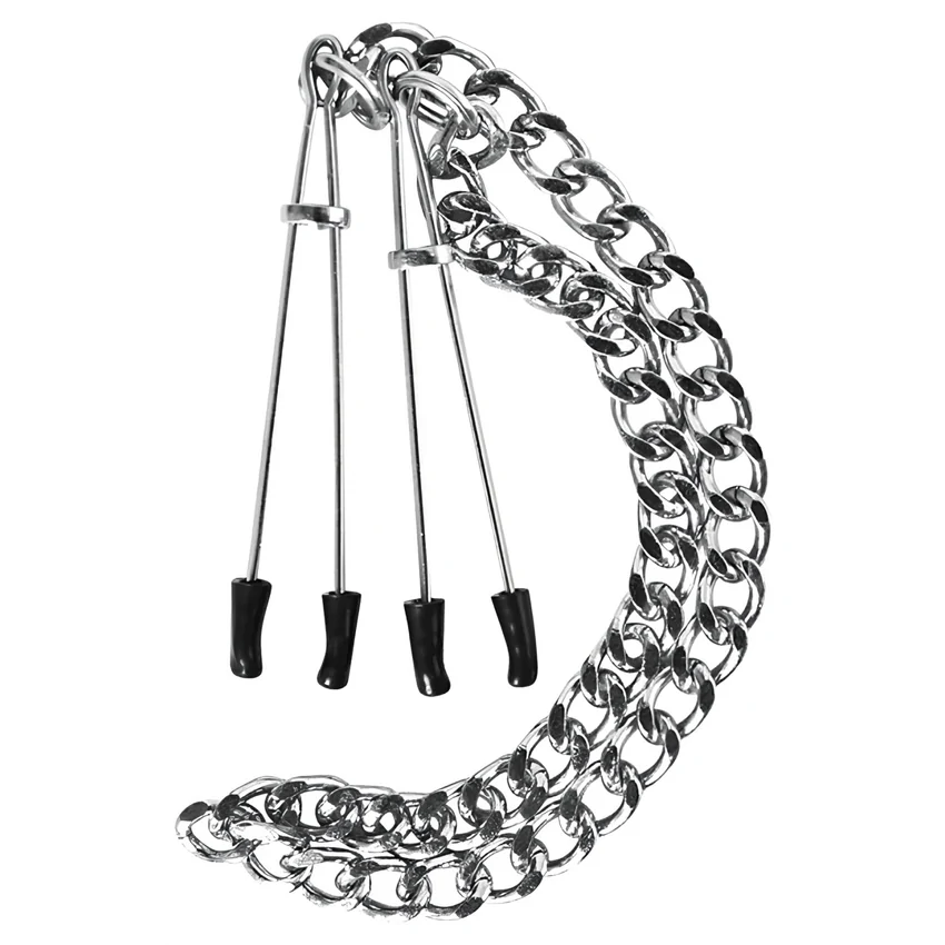 Cleme Sfârcuri Nipple Tweezers Argintiu