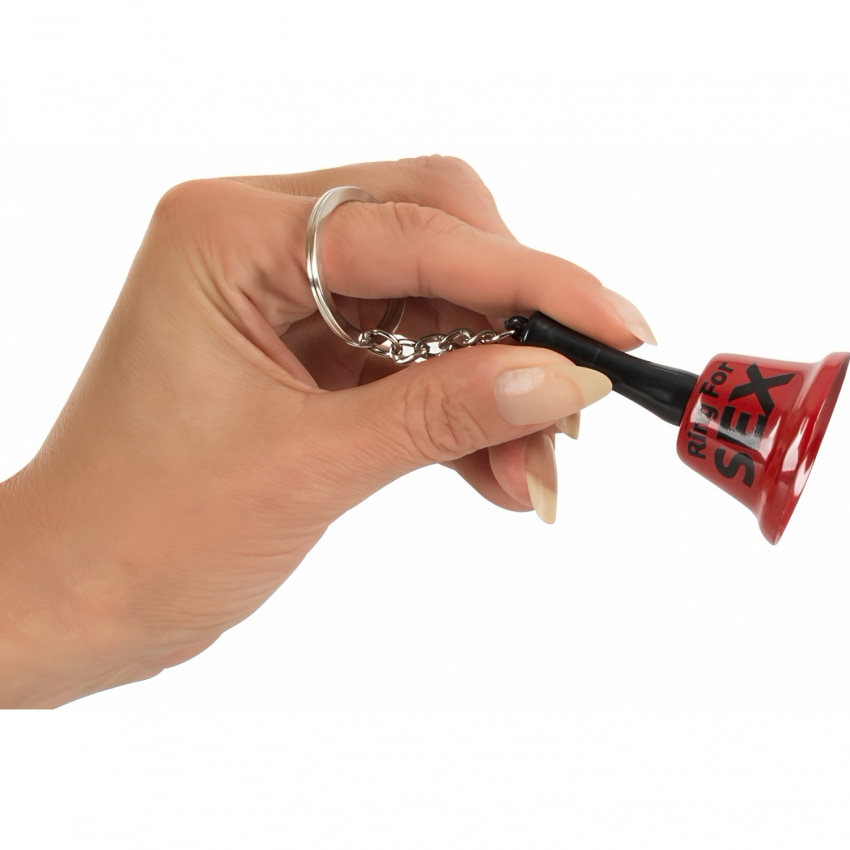 Clopoțel Ring For Sex Breloc Roșu