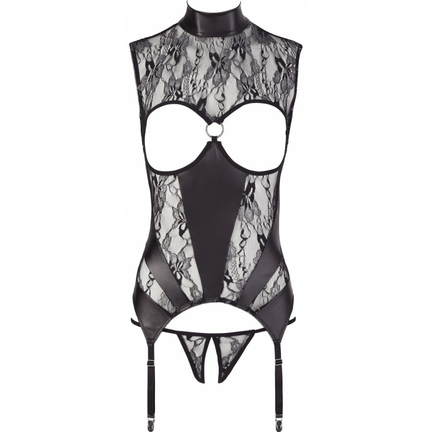 Corset Abierta Fina Leilani Negru S