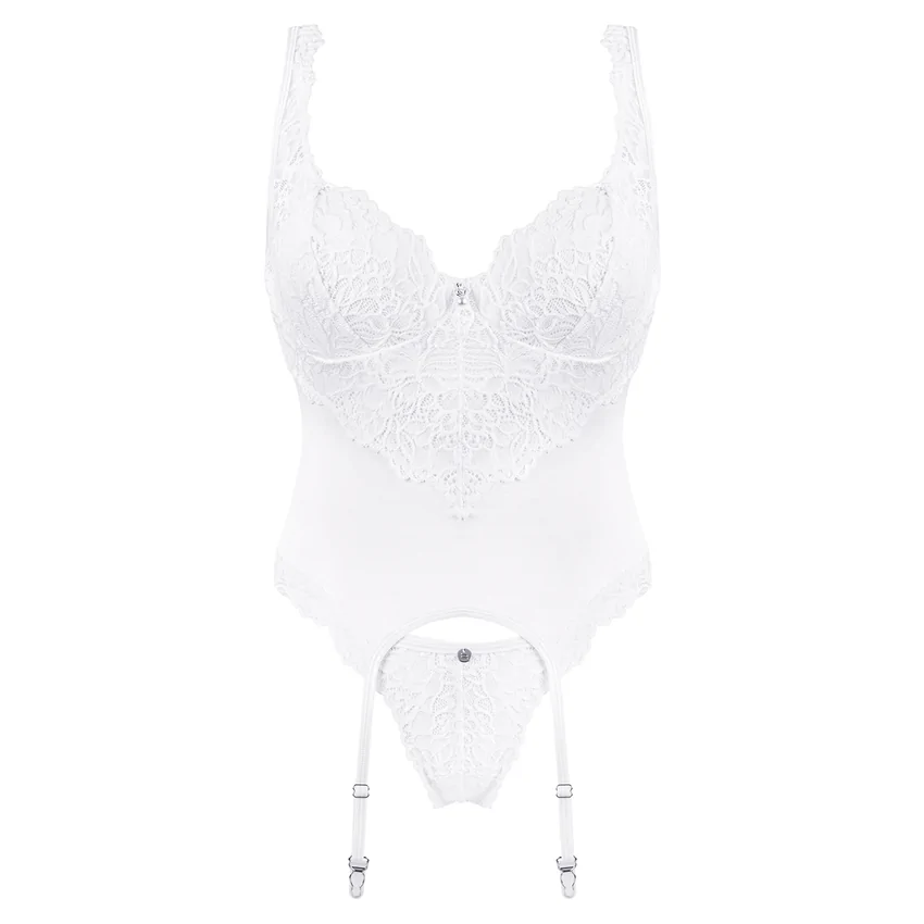 Corset Obsessive Amor Alb L-XL