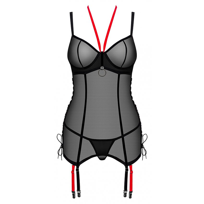 Corset Obsessive Glandez Negru XS-S
