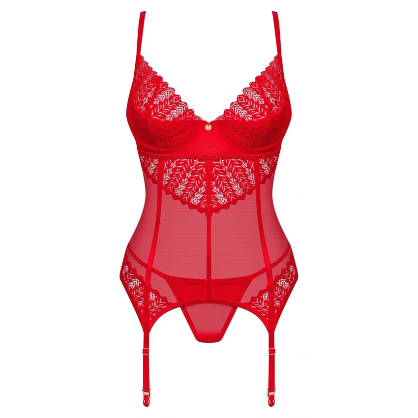 Corset Obsessive Ingridia Roșu XS-S
