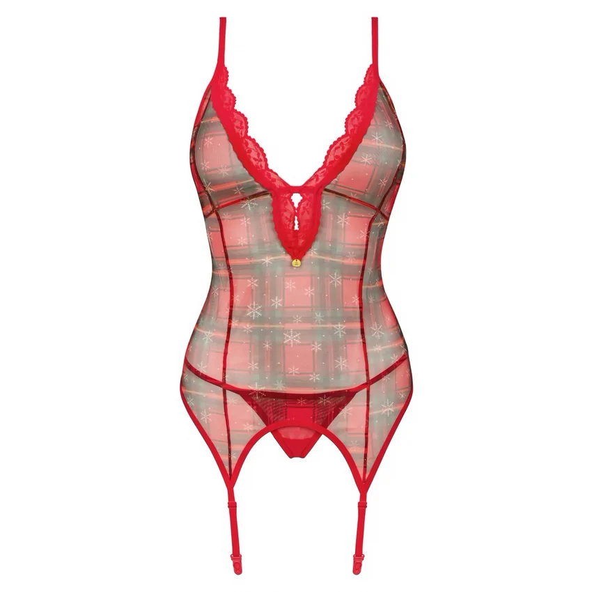 Corset Obsessive Jollymore Roșu XS-S
