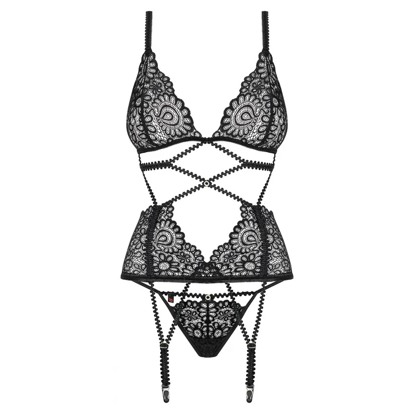Corset Obsessive Mixty Negru L-XL