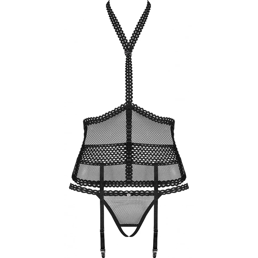 Corset Obsessive Strapelie Negru S-M